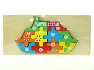 Puzzle drewniane Statek