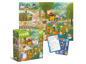 Wimmelpuzzle 60 Summer in the village