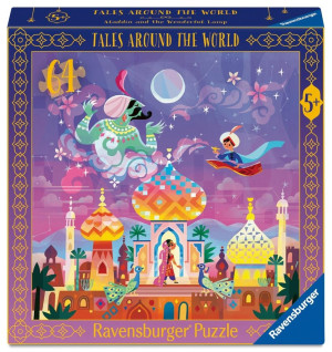 Puzzle dla dzieci: Magiczna lampa Alladyna 64el