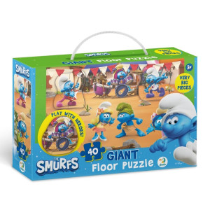 Puzzle podłogowe 40 Muzyka gra Smerfy