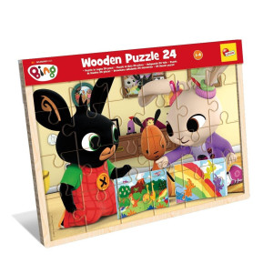 Bing puzzle drewniane 24el