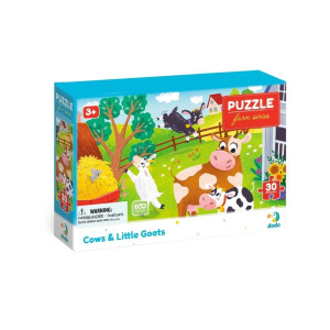 Puzzle Krowy i kozy 30el