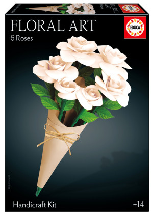 Sztuka kwiatowa - Bukiet białych róż