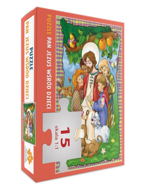 Puzzle 15 - Pan Jezus wśród dzieci
