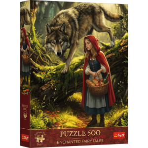 Puzzle 500 Czerwony Kapturek i Wilk TREFL