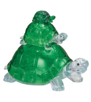 Crystal puzzle Żółwie