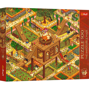 Puzzle 500 Śmieszne kurczaki TREFL