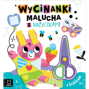 Wycinanki malucha z nożyczkami. Z królikiem
