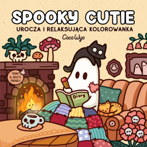 Spooky Cutie. Urocza i relaksująca kolorowanka