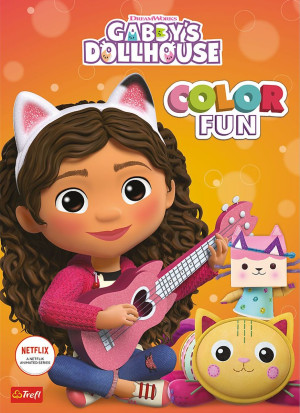 Gabby's Dollhouse. Color fun. Kolorowanka TREFL