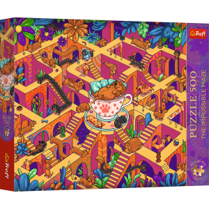 Puzzle 500 Wesołe jamniki TREFL