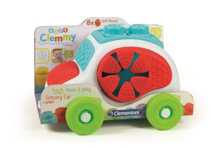 Clemmy Soft. Autko sensoryczne z klockami
