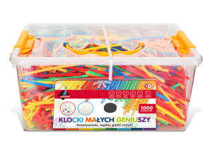 Klocki słomki MIDI 1000 elementów