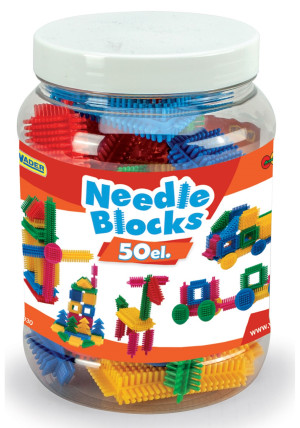 Klocki Jeżyki słoik 50 elementów