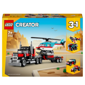LEGO(R) CREATOR 31146 Ciężarówka z platformą i hel..