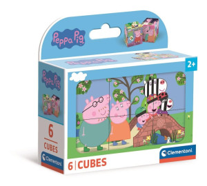 Klocki Świnka Peppa 6el