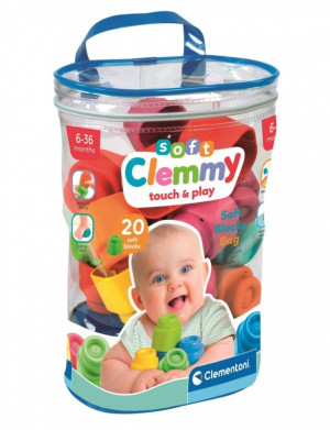 Clemmy Soft. Woreczek z 20 klockami