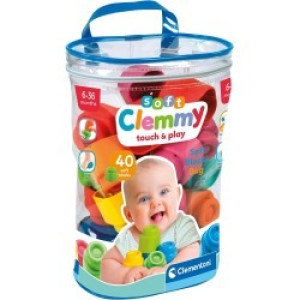 Clemmy Soft. Woreczek z 40 klockami