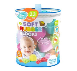Klocki miękkie 23szt