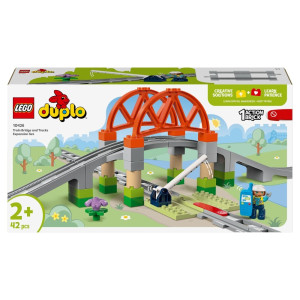 LEGO Duplo Most i tory kolejowe zestaw rozszerzający10426