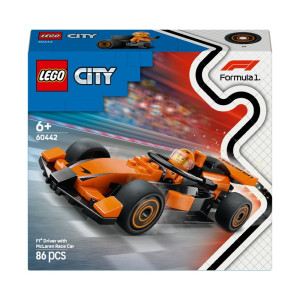 LEGO(R) CITY 60442 Kierowca i bolid McLaren