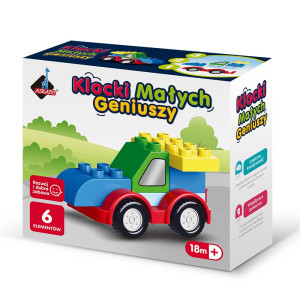Klocki małych geniuszy Autko 6el