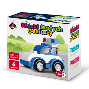 Klocki małych geniuszy Autko 6el