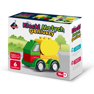 Klocki małych geniuszy Autko 6el