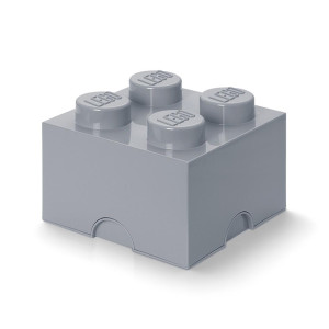 LEGO(R) pojemnik klocek czwórka szary jasny