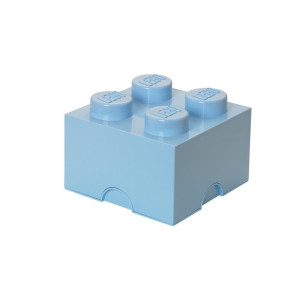 LEGO(R) pojemnik klocek czwórka błękitny
