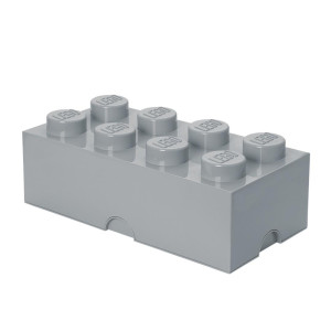 LEGO(R) pojemnik klocek ósemka szary jasny
