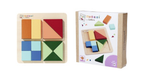 Montessori Puzzle różne kształty 13el