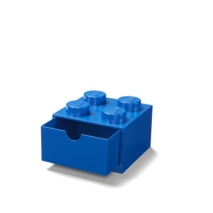 LEGO(R) pojemnik klocek z szufladą czwórka niebieski