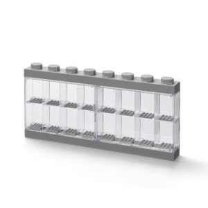 LEGO(R) witrynka na minifigurki 16 szara