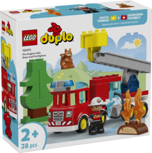 LEGO(R) DUPLO 10473 Wóz strażacki z wężem i strażaki