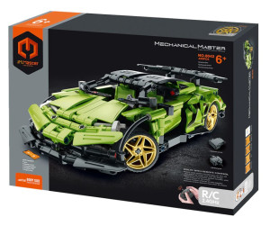 Klocki Wyścigówka R/C zielona 429el