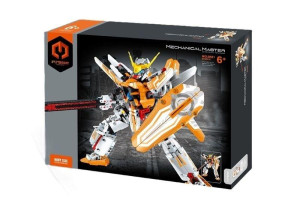 Klocki Mecha Wojownik żółty 833el