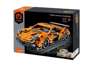 Klocki Auto pomarańczowe 490el