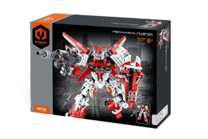 Klocki Mecha Wojownik czerwony 1100el