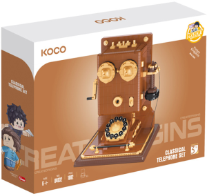 Klocki Telefon Retro 1882el