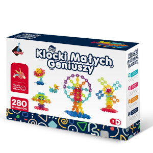 Klocki małych geniuszy śnieżynki 280el