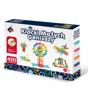 Klocki małych geniuszy patyki 420el