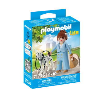 Playmobil Kobieta z dalmatyńczykiem 71736