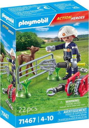 Playmobil Straż pożarna Ratowanie zwierząt 71467