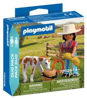 Playmobil Duo Pack Kowbojka ze źrebakiem 72026