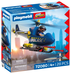 Playmobil Policyjny helikopter z radarem 72080