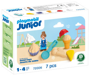 Playmobil JUNIOR: Lodziarnia z piasku 72006