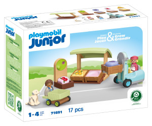 Playmobil Junior Ekologiczny Stragan z wózkiem widłowym  71691