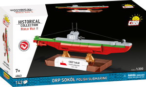 COBI klocki Polish Submarine ORP Sokół COBI-4863