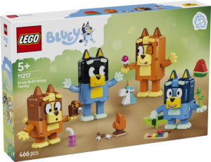 LEGO Bluey rodzina Blue z klocków 11217